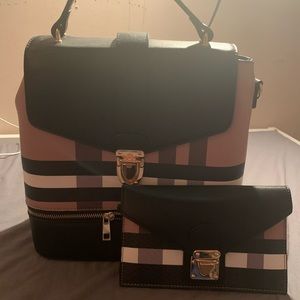 Purse with matching wallet